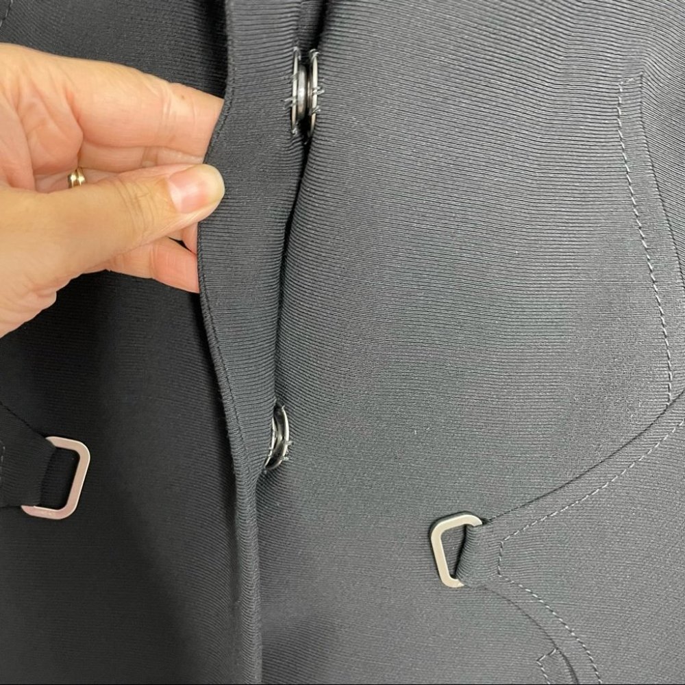 Malo Classic Black Career Office Blazer Jacket - Picture 5 of 9